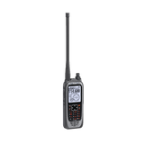 Radio portátil aéreo VHF con display de 2.3 pulgadas y teclado, 6W (PEP) de potencia, navegación, bluetooth y GPS, batería, cargador, antena y clip incluidos
