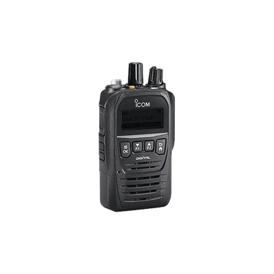 Radio digital NXDN con pantalla IS, en banda de UHF, rango de frecuencia 400-470MHz, con 512 canales, sumergible IP67, bluethooth, grabador de voz.