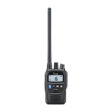 Radio portátil marino y comercial en VHF, incluye los canales USA, INT, CAN, y del clima