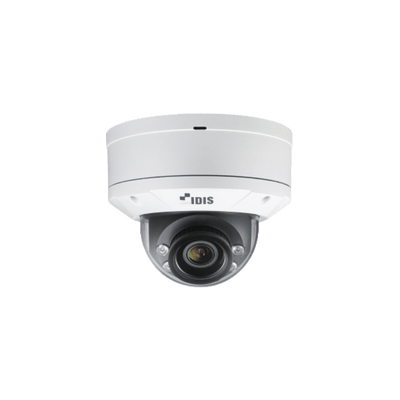 Cámara IP Domo con Calefactor | 5MP (H265)| Lente Varifocal MOTORIZADO 3.3-10mm | Exterior | IR 30m | Entrada/Salida de Audio y Alarma