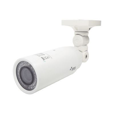 Cámara IP Bala con Calefactor 2MP, Lente Varifocal MOTORIZADO 3-10mm, Para Exterior, Entrada/Salida de Audio y Alarma, WDR 120dB, IR 30m