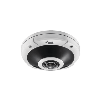 Cámara Fisheye 12MP | IK10/IP67 | Vista en 180°/360° | WDR | microSD | Intelligent Codec | IR 15m | Failover | Audio de Dos Vías