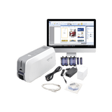 Kit de Impresora tarjetas PVC/ Puede Crecer a Laminador/ Doble Cara / Incluye: 2 x Ribbon a Color, 100 tarjetas PVC, Software, 1 Kit de Limpieza