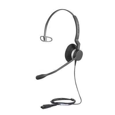 Jabra Biz 2300 Mono con conexión QD, resistente para contact center con brazo articulado con giro de 360º (2303-820-105)