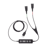 Jabra Link 265 USB/QD cable de entrenamiento, para conectar 2 diademas simultaneas con puerto USB (265-09)