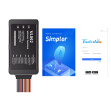 Localizador vehicular 4G Boton de Emergencia y Relevador incluidos / detección de apertura de puertas / multiples salidas digitales / compatible con sensor ultrasonico de combustible / primer año de licencia incluido (PTSCX)