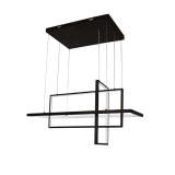 Lámpara de Techo LED / 100W / Luz Blanca 6500K, Neutra 4000K, Cálida 2700K / IP20 / Ángulo de Luz 120° / Aluminio y PC / Vida Útil 50,000h / Longitud de Cable Ajustable