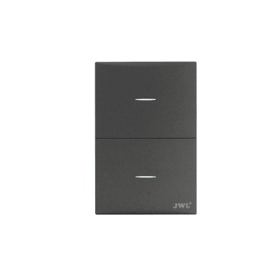 Placa con2 Interruptores Escalera 10 A 127 V 60 Hz.