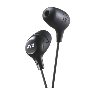Auriculares intrauditivos JVC HA FX38 BLACK Marshmallow de alta calidad