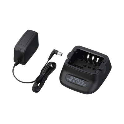 Cargador rápido de escritorio para baterías KNB-29N/ KNB-45L/ KNB-63L/ KNB-65L.