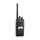 Radio portátil VHF 136-174 MHz, 260 Canales, Digital NXDN-DMR-Análogo, GPS, Bluetooth, IP67, 2 Pines, Intrínsecamente Seguro, Inc. Batería-Antena-Cargador-Clip