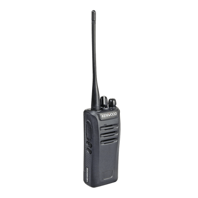 400-470 MHz, 5 W, 32 Canales, NXDN-Analógico, GPS, Encriptación, Roaming multi-sitio, Incluye Batería, Antena, cargador y clip.