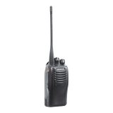 136-174 MHz, 5 W, 16 Canales, IP55, GPS, Botón de pánico, Scan, FleetSync/DTMF/MDC-1200, Incluye antena, batería, cargador y clip