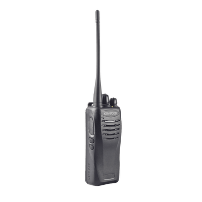 136-174 MHz 5 W, 16 Canales, 2 teclas programables, GPS, FleetSync, MIL-STD-810, Incluye antena, batería, cargador y clip.