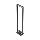 Rack de 2 Postes, Estándar 19", 45 Unidades, Fabricado en Acero, Base "L" para Anclar a Piso.