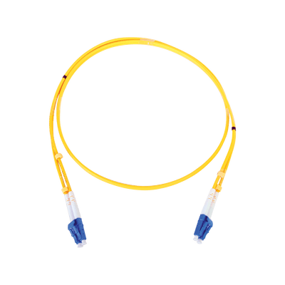 Jumper de Fibra Óptica Monomodo LC/LC Duplex de 1 metro