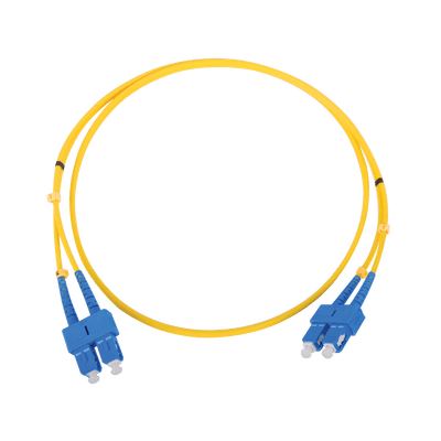 Jumper de Fibra Óptica Monomodo SC/SC Duplex de 1 metro