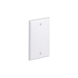Placa de Pared Ciega Universal, Color Blanco