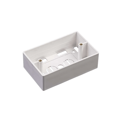 Caja de Pared Universal, Color blanco, Para montaje con Placas de Pared