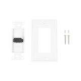 Placa de pared 1 puerto HDMI hembra a hembra