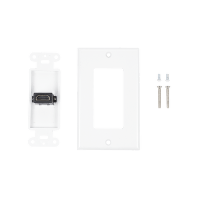 Placa de pared 1 puerto HDMI hembra a hembra