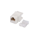 Módulo Jack Keystone Cat5e con terminación en ángulo 180 º Color Blanco