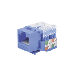 Módulo Jack 110 Cat6, Keystone para faceplate - Color Azul