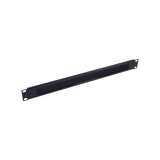 Panel ciego tipo cepillo color Negro, 19in 1UR