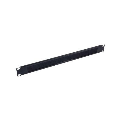Panel ciego tipo cepillo color Negro, 19in 1UR