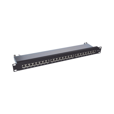 Panel de parcheo de impacto (110) blindado de 24 puertos Cat6A