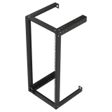 Rack Abierto de 19" para Montaje en Pared de 24 Unidades.