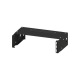 Rack Abierto de montaje en Pared, de 19in, Profundidad Ajustable (8" a 12") de 2.5 Unidades de rack, con Capacidad de Crecimiento.
