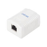 Caja de pared con 1 puerto, incluye 1 jack STP Cat6A