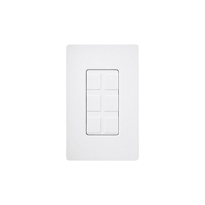 Caja de pared para contactos varios, 6 mini espacios.