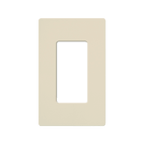 Placa de pared 1 espacio, para atenuador (dimmer), switch ó control remoto PICO inalámbrico.