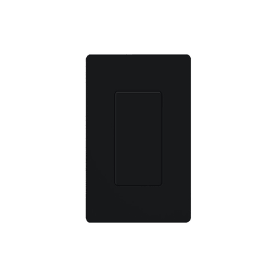Placa ciega color negro.
