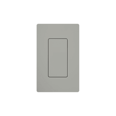 Tapa ciega color gris.