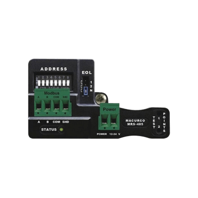 Adaptador Modbus RS-485 para usar con detectores de la serie 6 de Macurco