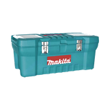 Caja de herramientas de 24" con doble cerradura de metal (60 x 25 x 30 cm)