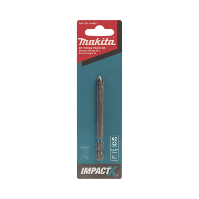 Punta phillips de 3-1/2" ( 89mm ) impact-x ph2 del # 2, blister con 1 pieza