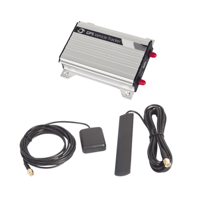 Localizador GPS 2G vía celular con múltiples entradas y salidas digitales, entradas análogas, opción para audio bidireccional,robusta carcasa de aluminio,botón de pánico y cable programador incluidos.