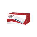 Switch NO Administrable / Para escritorio / 8 puertos 10/100 Mbps / Diseño Compacto / Plug and Play