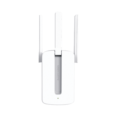 Repetidor / Extensor de Cobertura WiFi N / MU-MISO / 300 Mbps 2.4 GHz / 3 antenas externas / Botón WPS