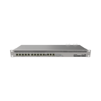 RB1100AHx4, CPU 4 Núcleos, 13 Puertos Gigabit Ethernet, 1 GB Memoria, Licencia Nivel 6