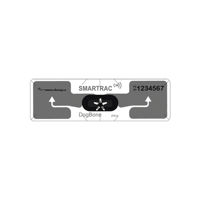 Tag UHF transparente con adhesivo para Vehiculo ( EPC Gen 2 )