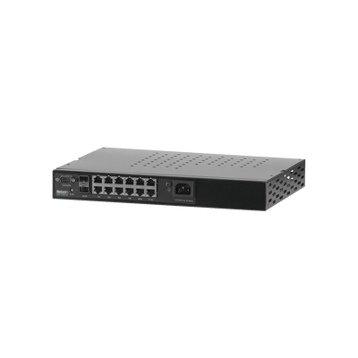 Switch WISP PoE Administrable de 14 puertos (12 PoE Gigabit + 2 SFP) 400W, entrada de 110/220 Vca