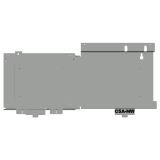 Chasis Adaptador / para Montar Chasis Serie CAB-4 en Gabinetes Serie CAB-5 / para Panel N16X / Serie INSPIRE de NOTIFIER