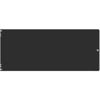 Tapa Ciega / 1 Nivel / para Panel N16X / Serie INSPIRE de NOTIFIER / Color Negro