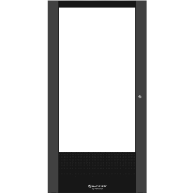 Puerta para Gabinete de 4 Niveles / para Panel N16X / Serie INSPIRE de NOTIFIER / Color Negro