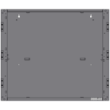 Gabinete de 1 Niveles / para Panel N16X / Serie INSPIRE de NOTIFIER / Color Negro